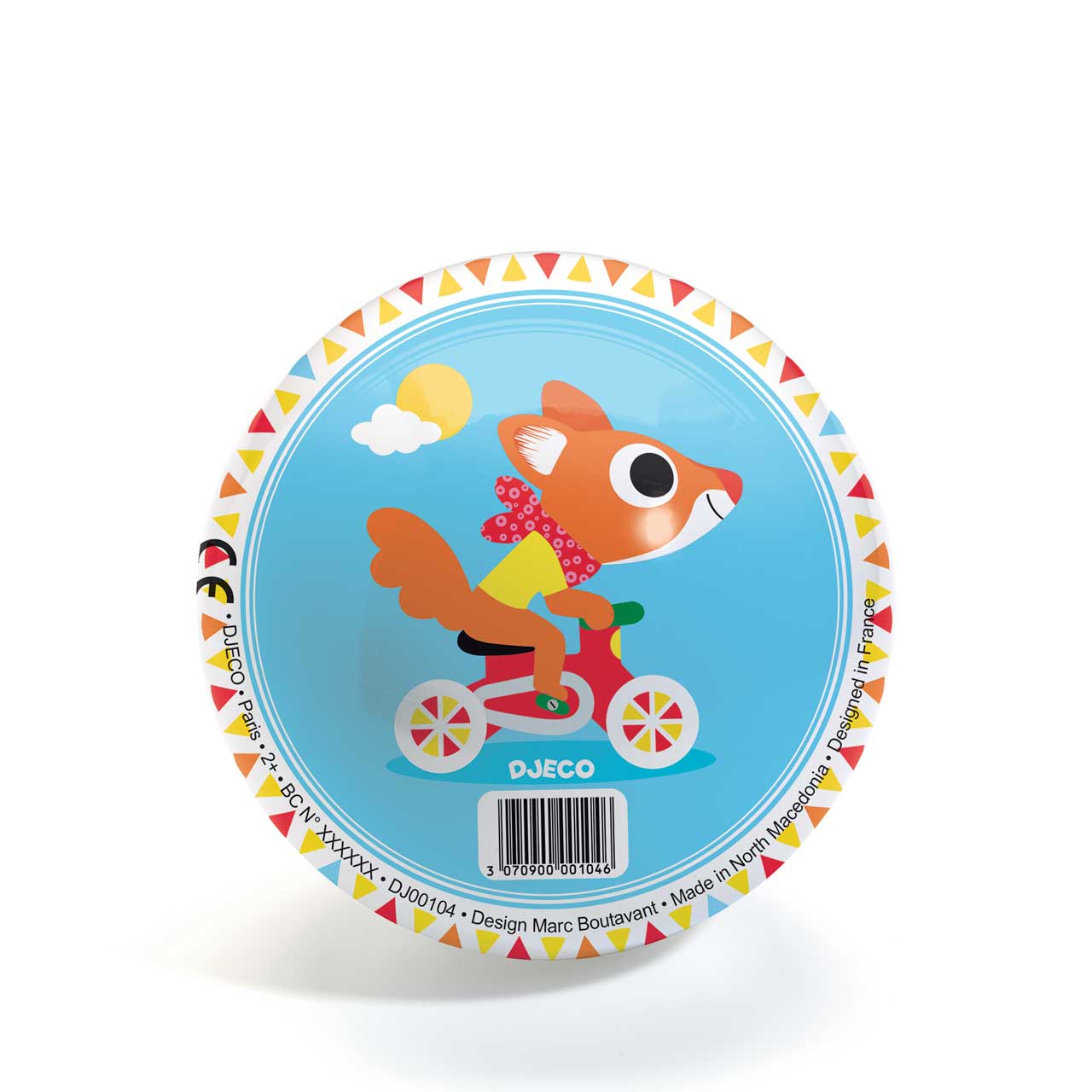 Gumilabda, ∅ 12 cm - Bájos verseny - Cute race Ball - 1