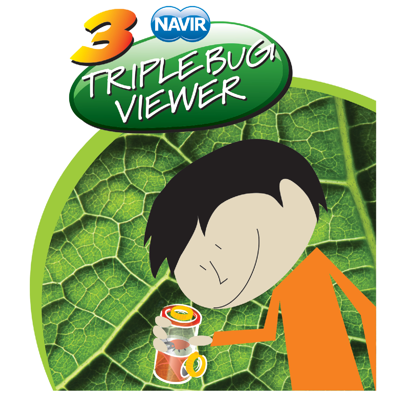 Három nézőszögű bogárvizsgáló - Triple Bug Viewer – 3 way - 5