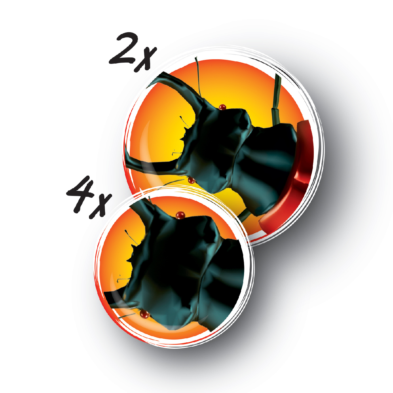 Három nézőszögű bogárvizsgáló - Triple Bug Viewer – 3 way - 6