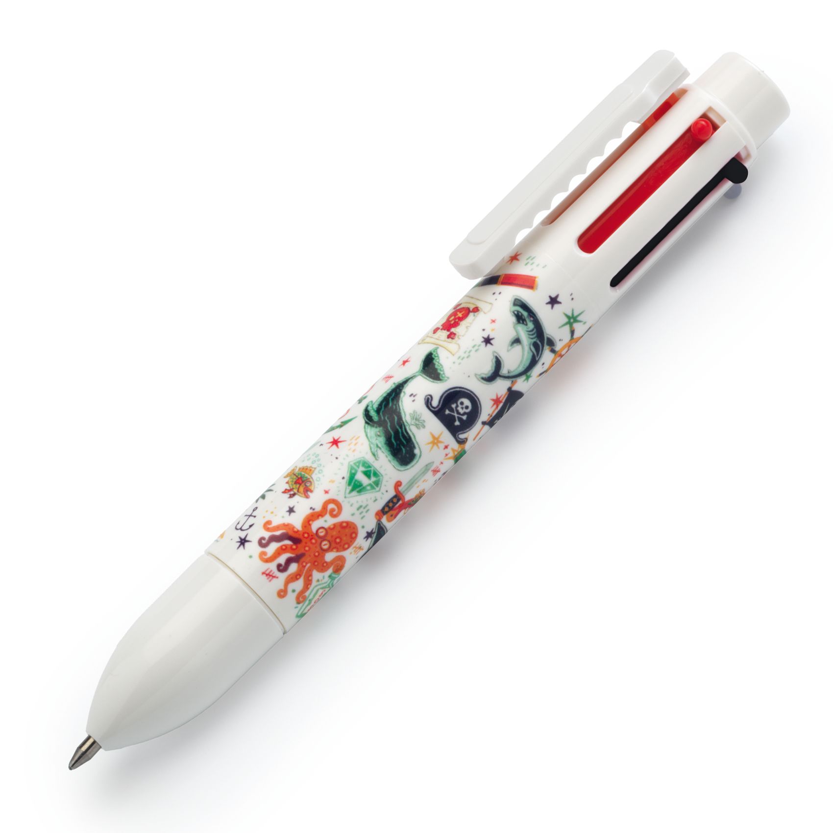 Hatszínű golyóstoll - Steve rainbow pen, 6 colors - 1