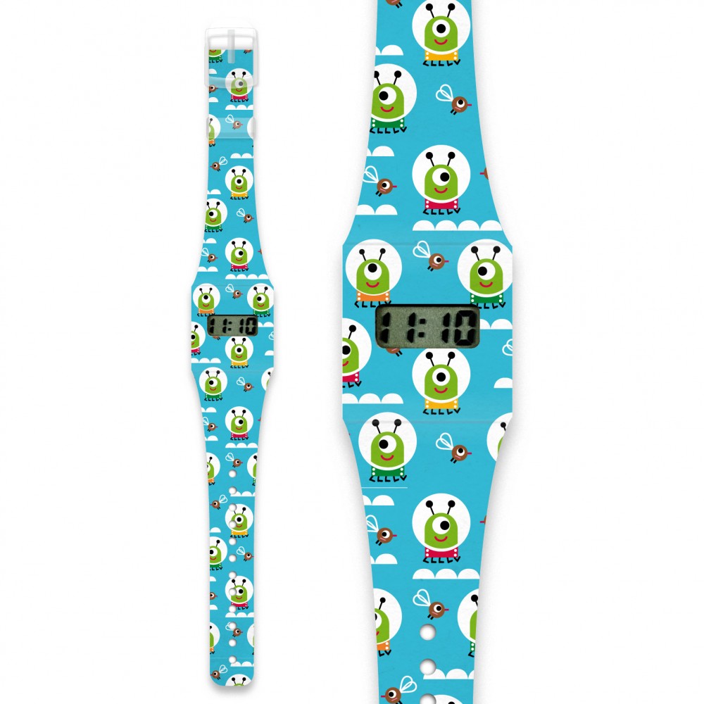 Papír karóra - HAPPY ALIENS - Pappwatch Kids - 0