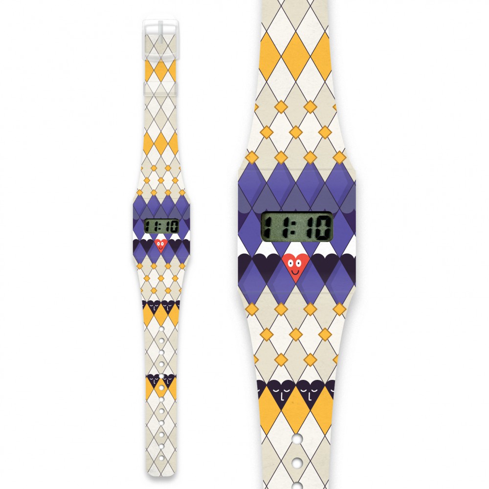 Papír karóra - DIAMONDS - Pappwatch Kids - 1