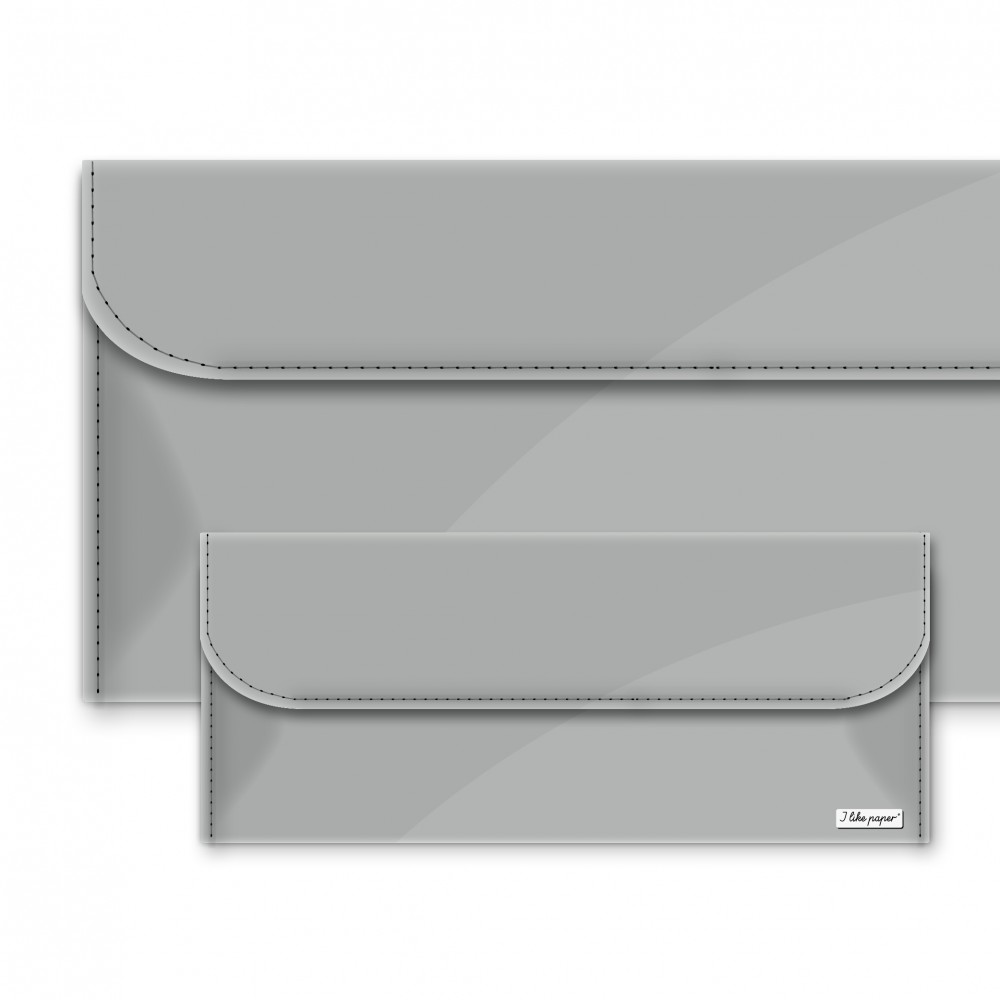 Kézitáska, nagy - SILBER / METALLIC - Big Case - 2