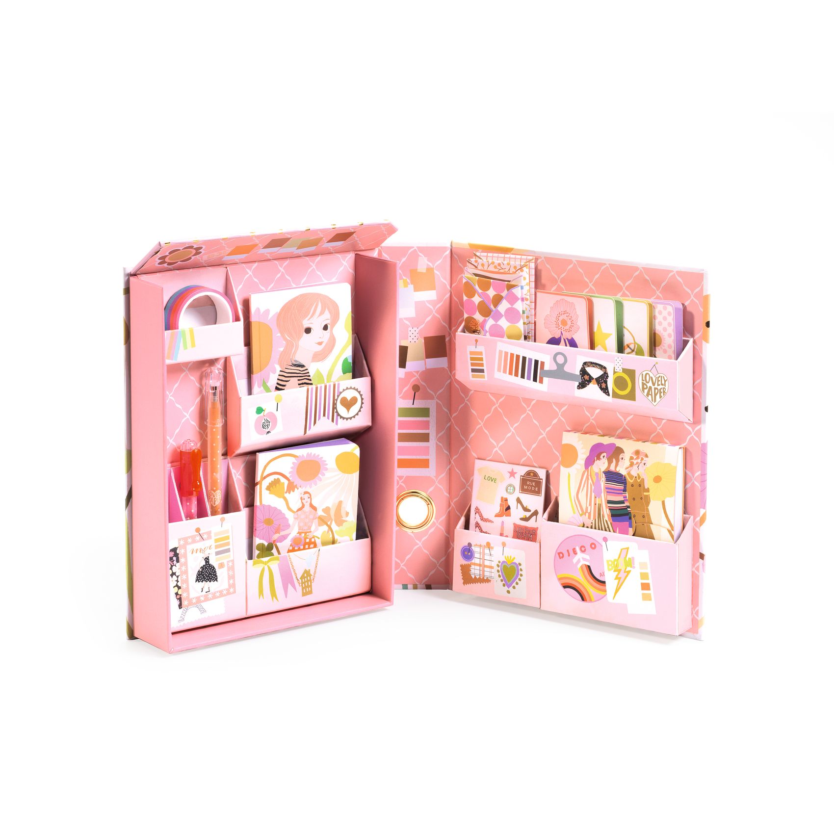 Irodaszeres bőrönd - Tina kisszekrénye - Tinou stationery cabinet - 0