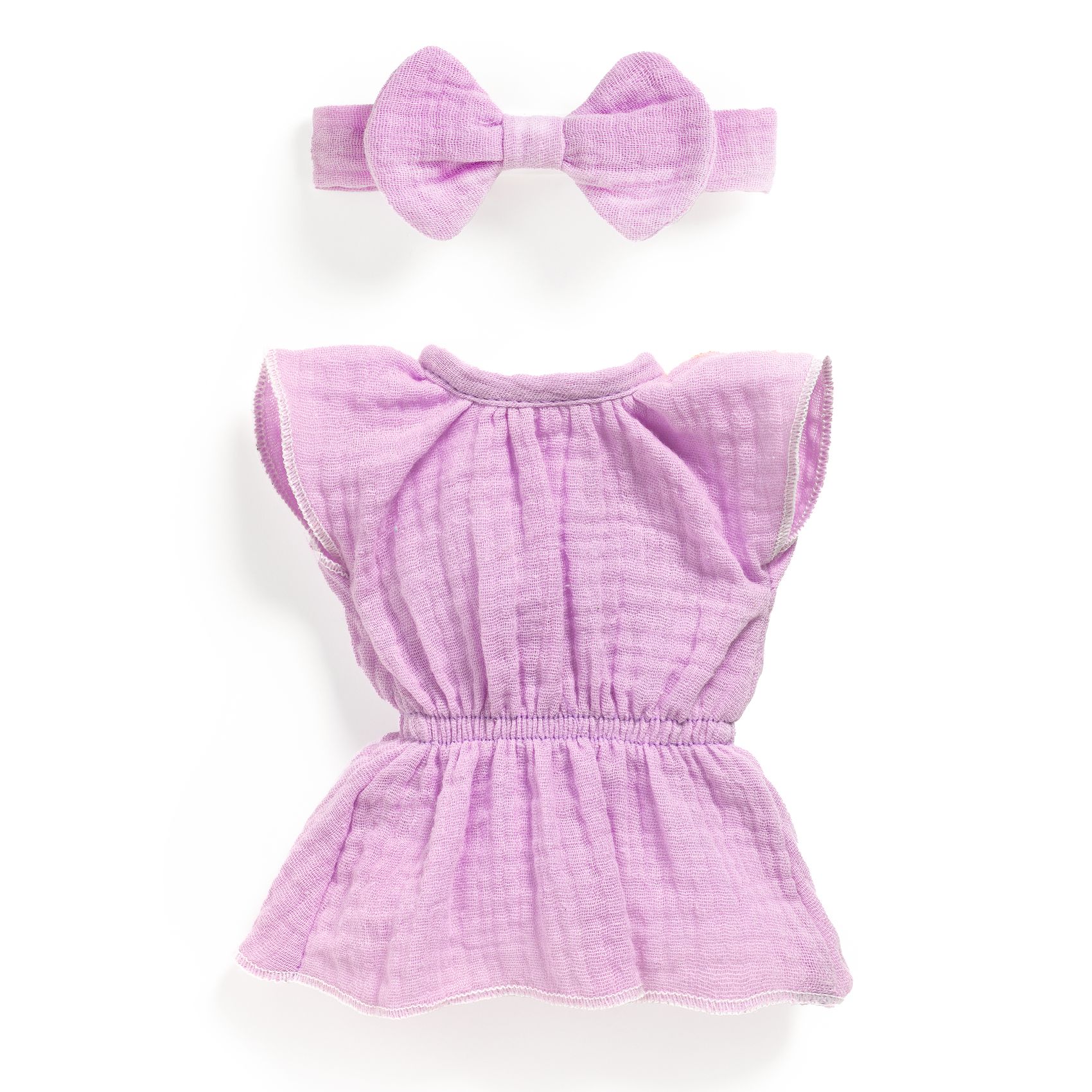 Játékbaba kiegészítő, babaruha - Ibolya - Outfit Violette - 0
