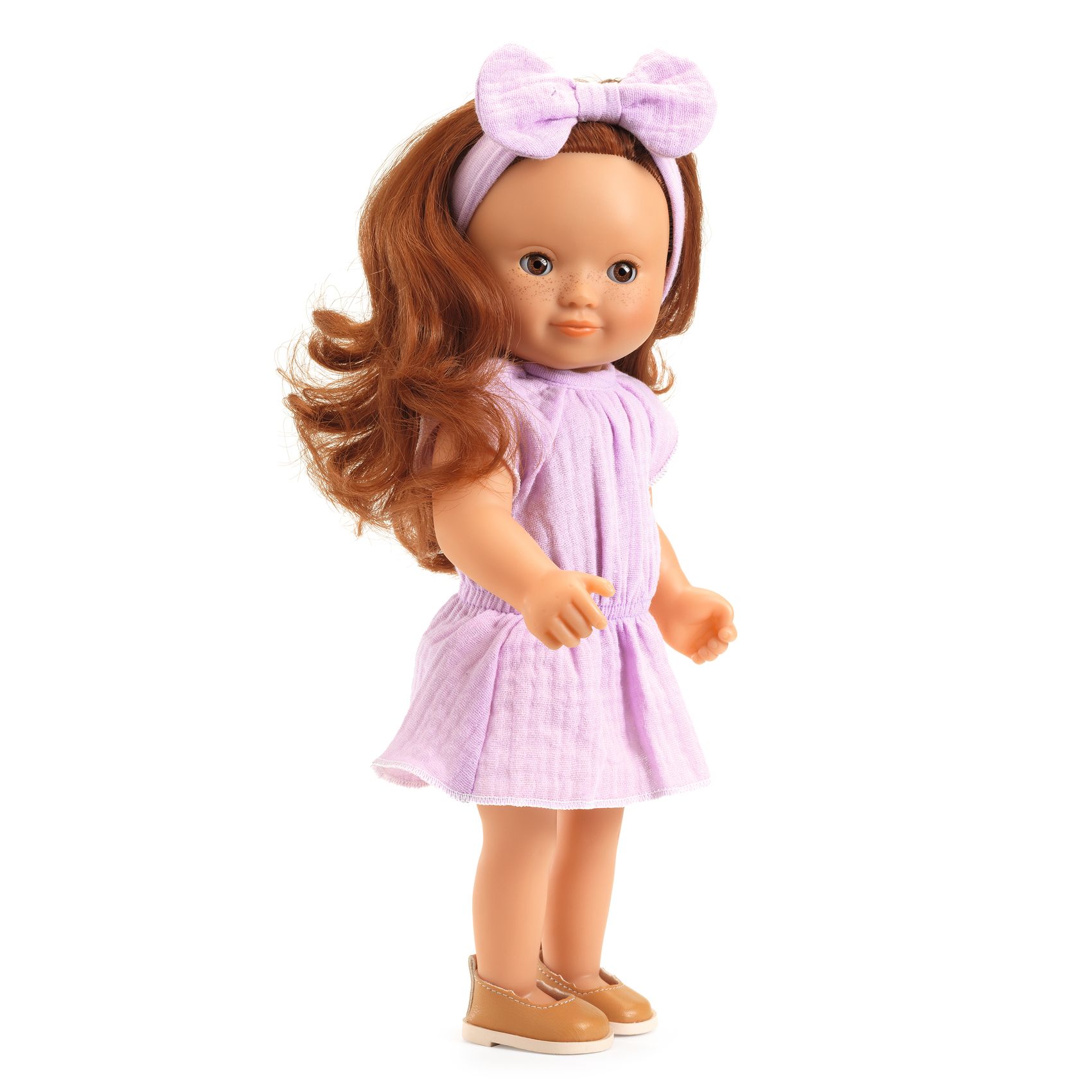 Játékbaba kiegészítő, babaruha - Ibolya - Outfit Violette - 1