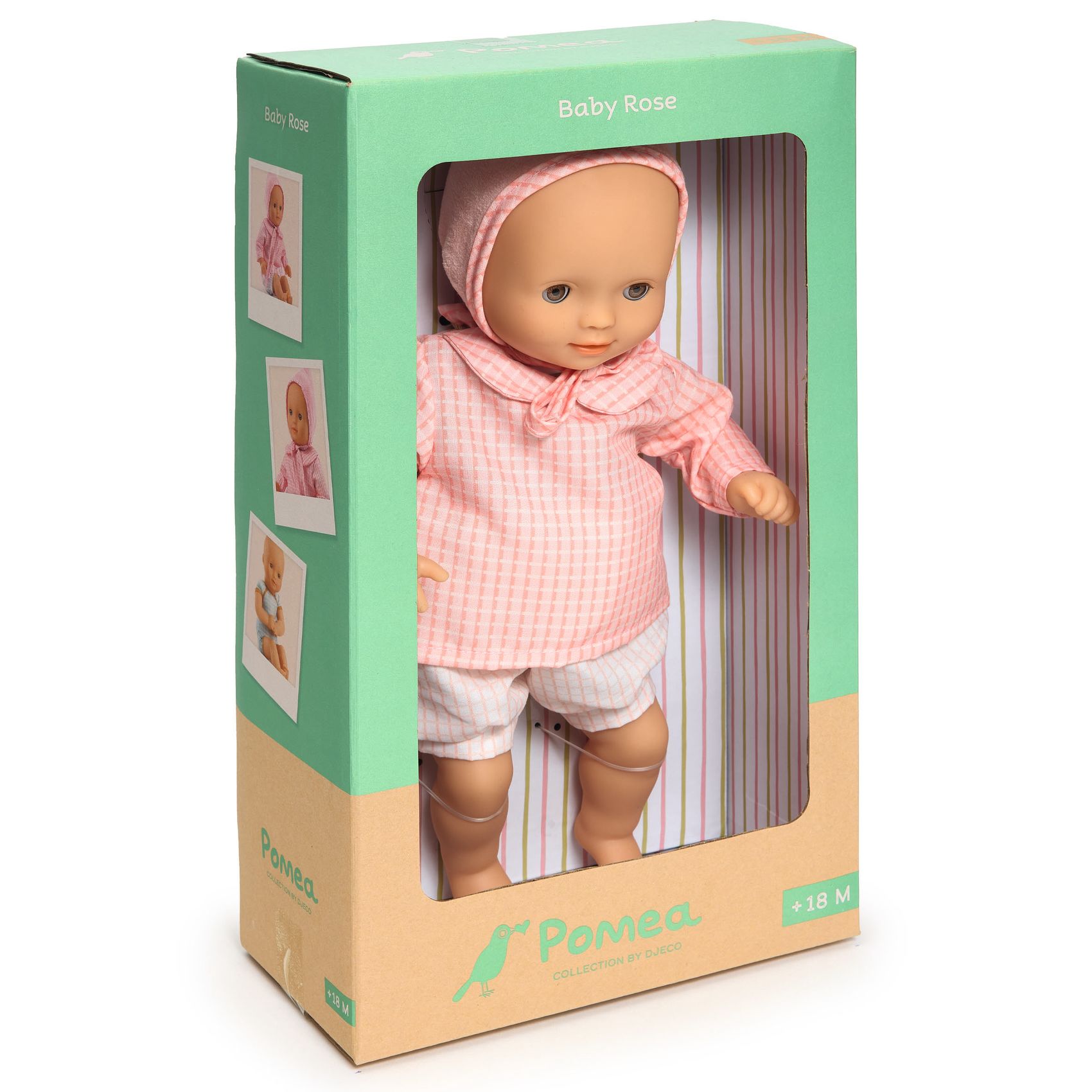 Játékbaba - Róza, barna szemű, 32 cm - Rose brown eyes - 1