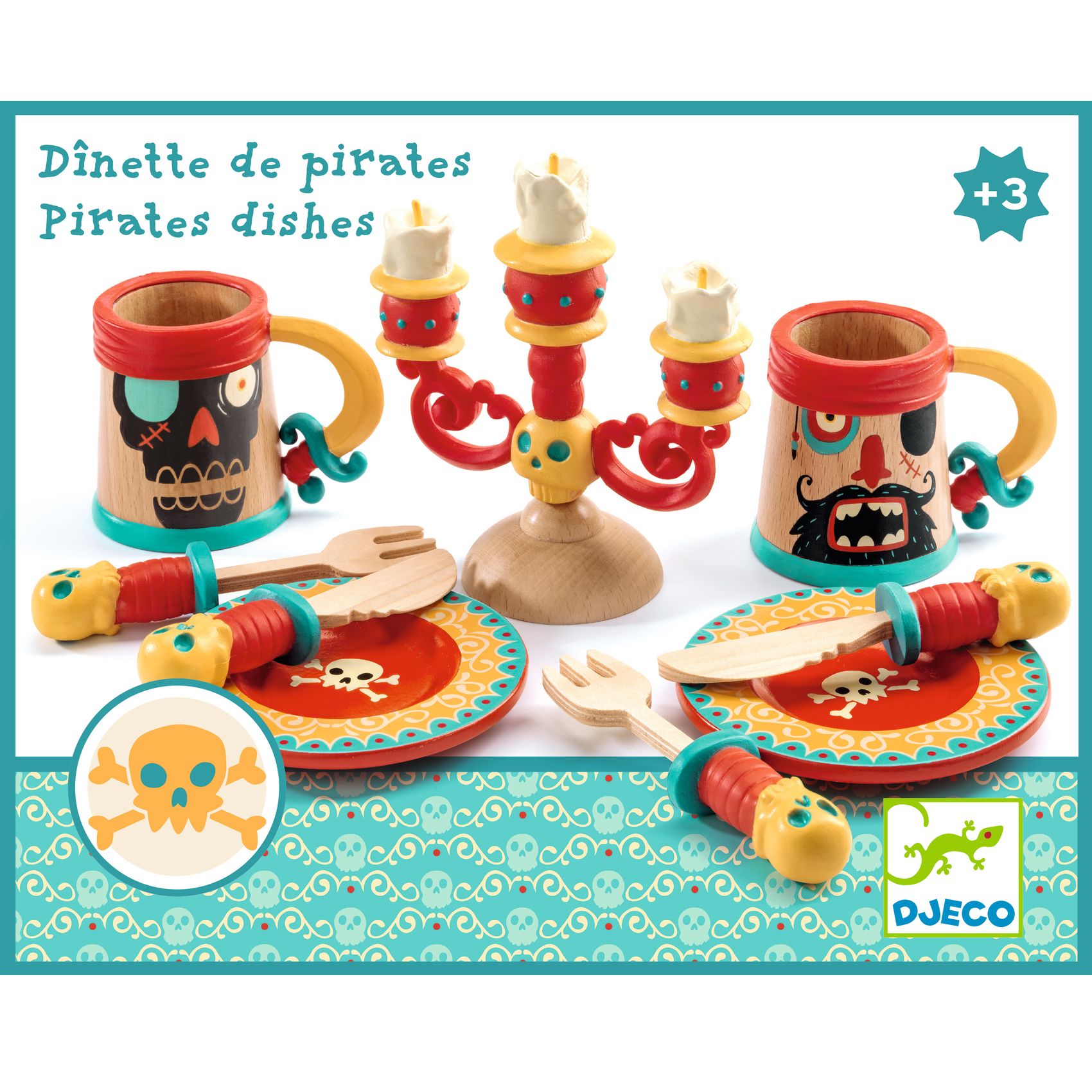 Szerepjáték - Kalózok étkészlete - Dishes of pirates - 2