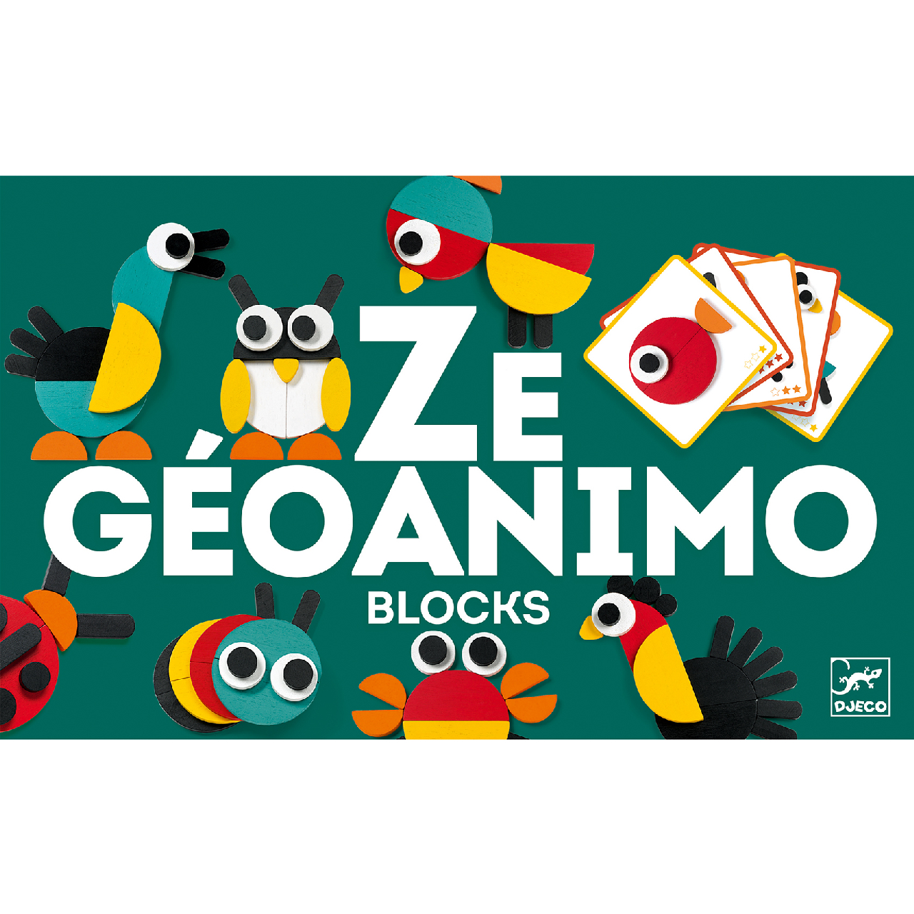 Képkirakó - Geometrikus állatképek - Ze Geoanimo - 1