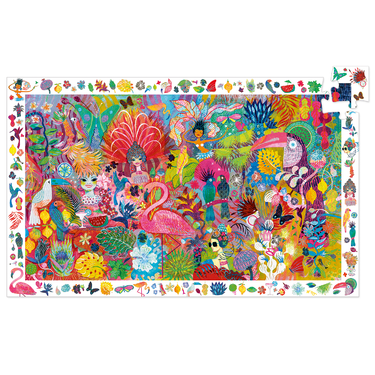 Megfigyeltető puzzle - Riói karnevál, 200 db-os - Rio Carnival - 2