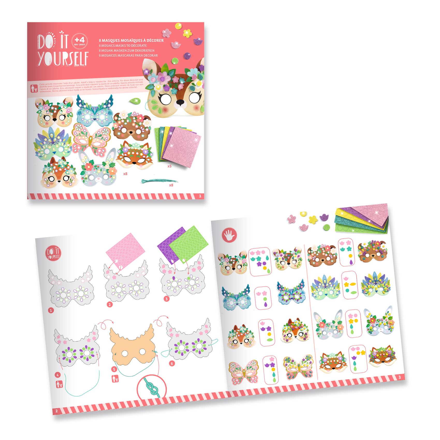 Készítsd magad! - Állati álarcok, erdei állatok - Forest animals - 5