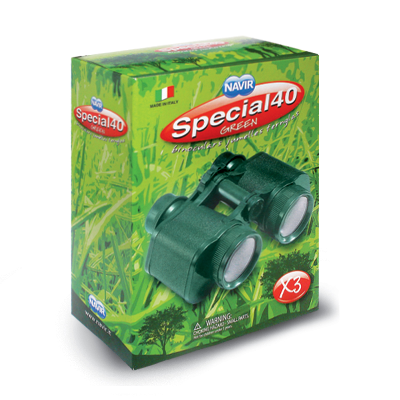 Kétcsövű zöld gyerektávcső - Special 40 Green Binocular with Case - 3