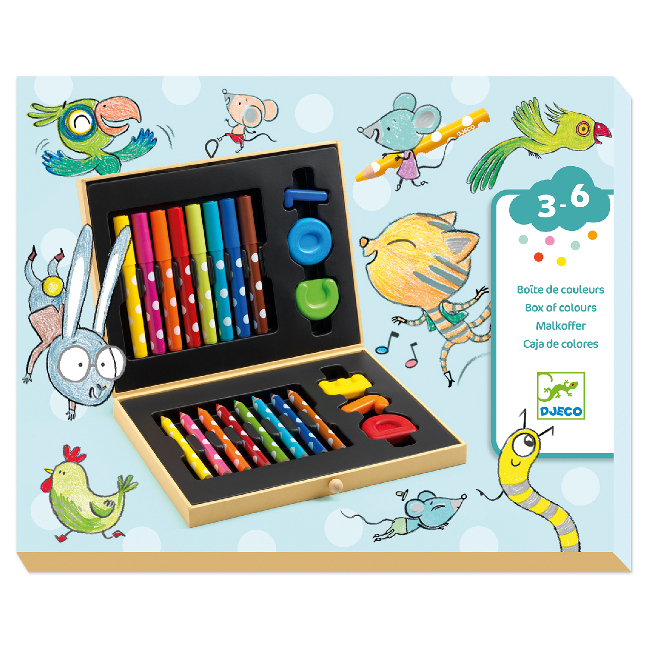 Kicsik színes készlete - Box of colours for toddlers - 1