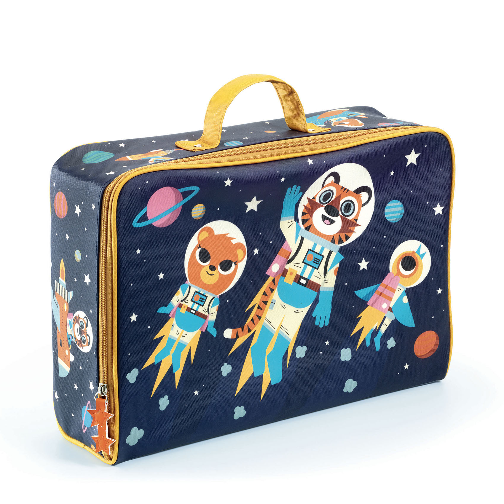 Kis textil bőrönd - Űrutazás - Space suitcase - 0