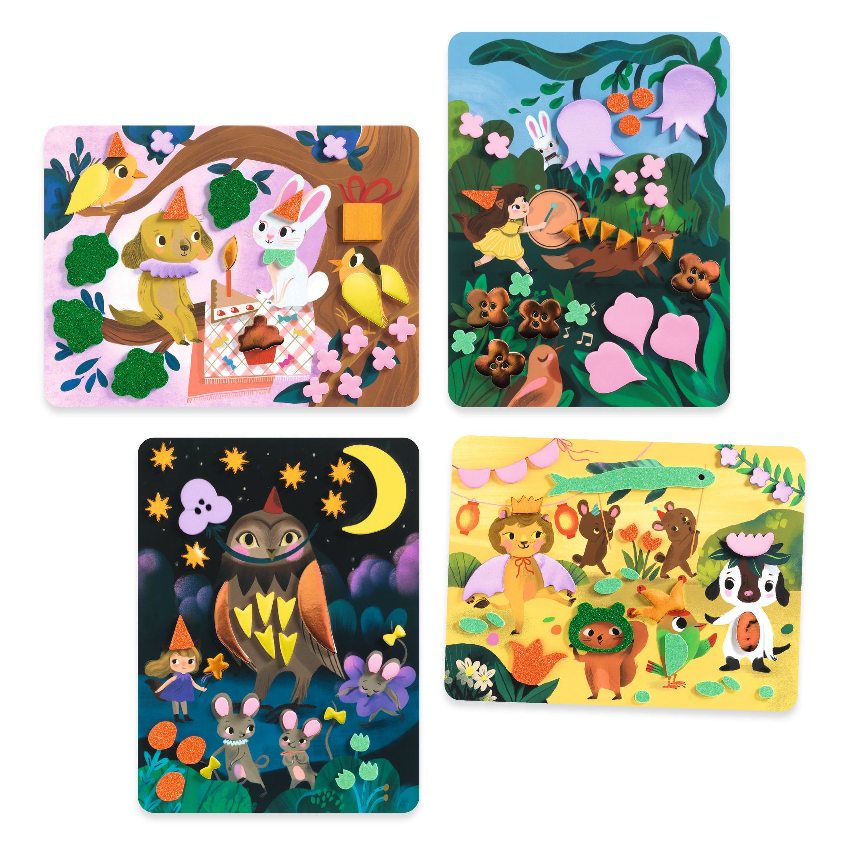 Kollázs műhely - Csillogó találkozók - Sparkling Parties - 1