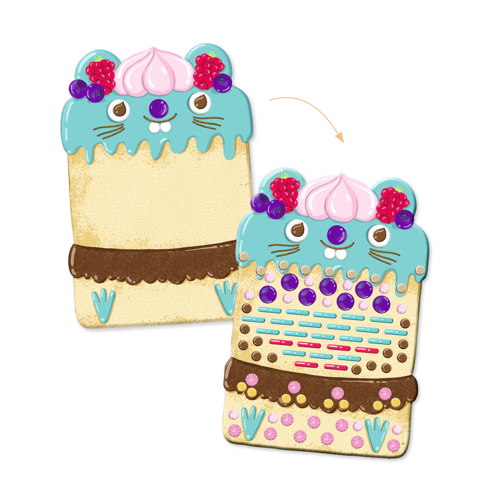 Kollázs műhely - Édességek - Cakes and sweets - 3