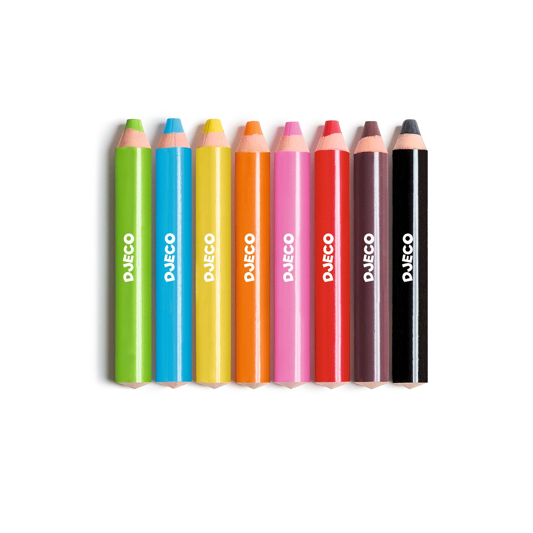 Kreatív eszközök - Vastag viaszceruza, 8 szín - 8 chunky wax crayons - 2