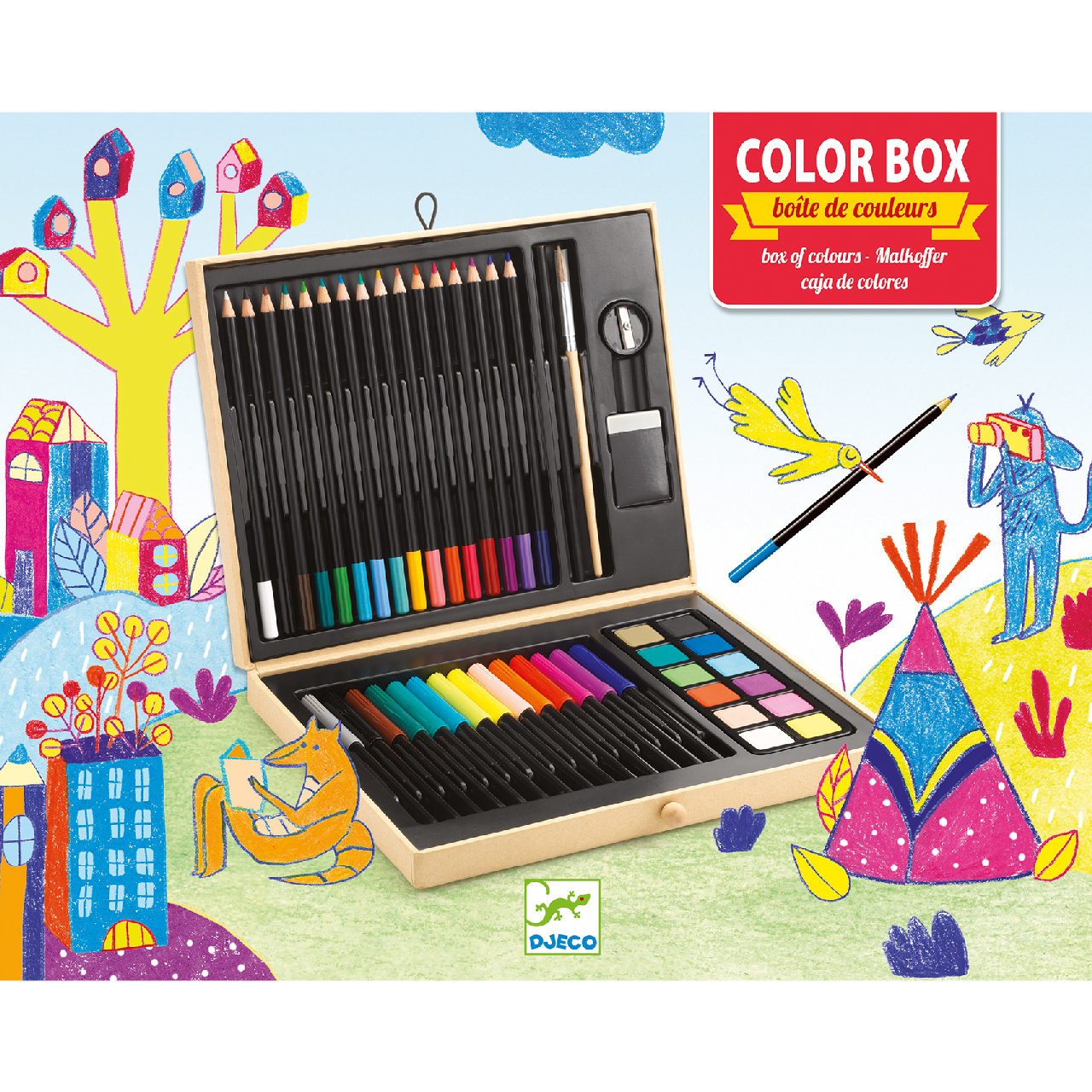 Kreatív készlet - Festő és rajz készlet - Color box - 0