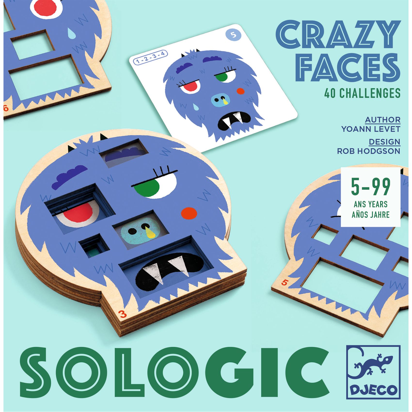 Logikai játék - Szörnyűlködés - Crazy faces - 1