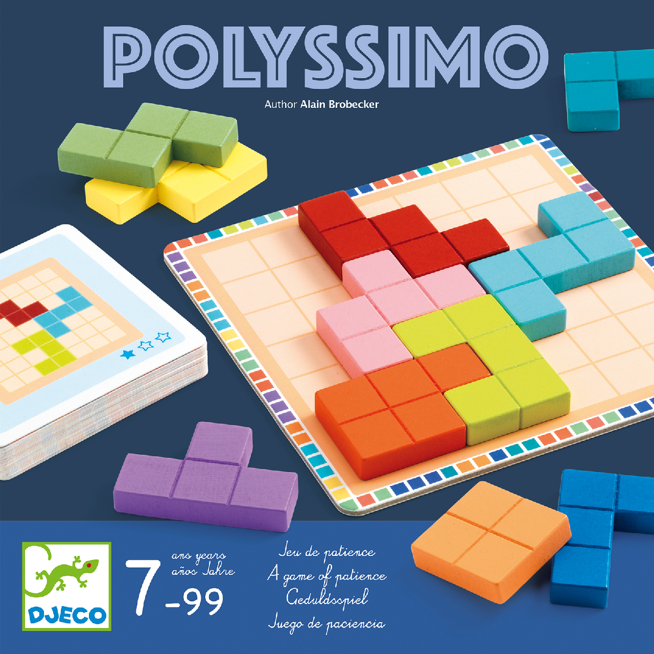 Logikai játék - Tetris négyzetkirakó - Polyssimo - 1