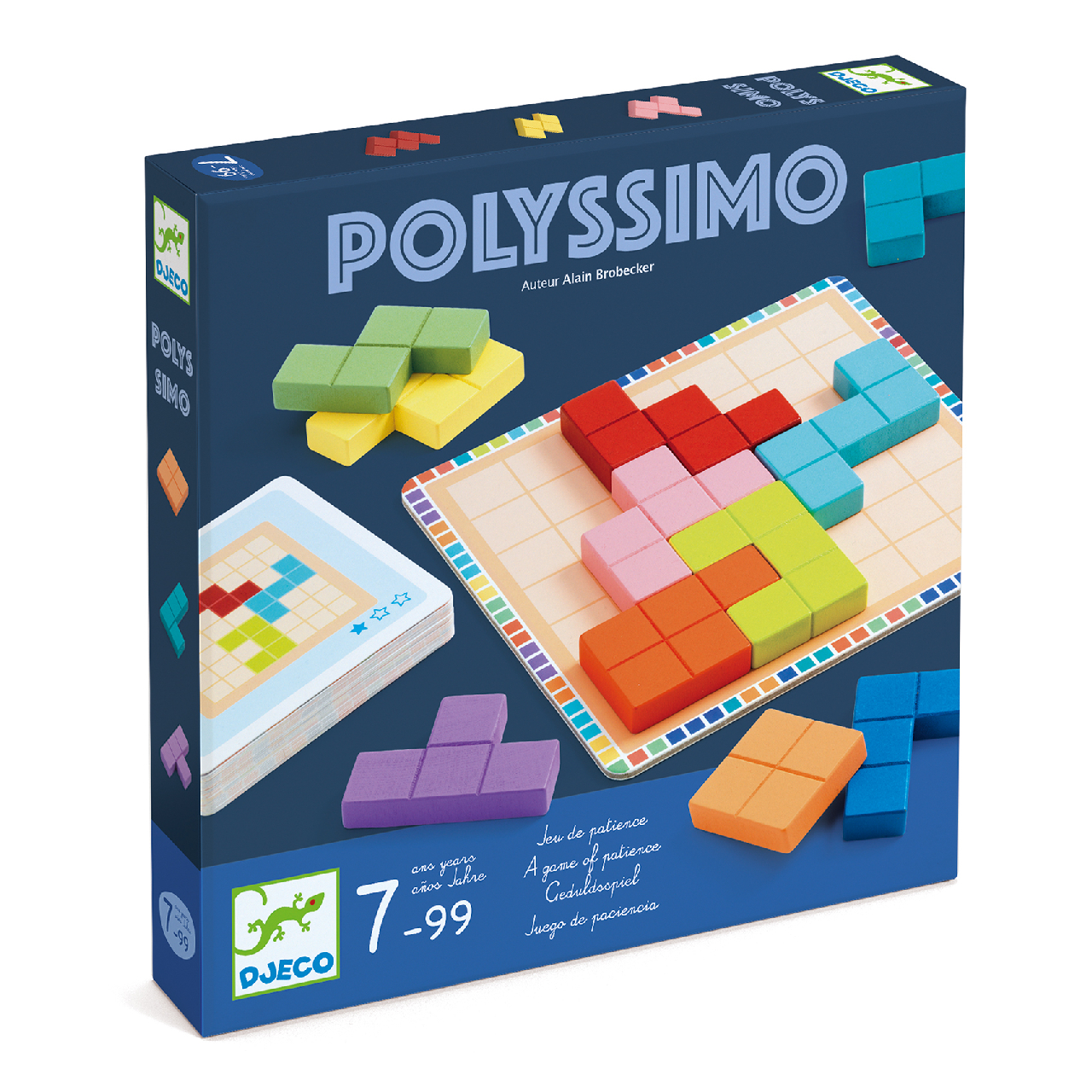 Logikai játék - Tetris négyzetkirakó - Polyssimo - 0