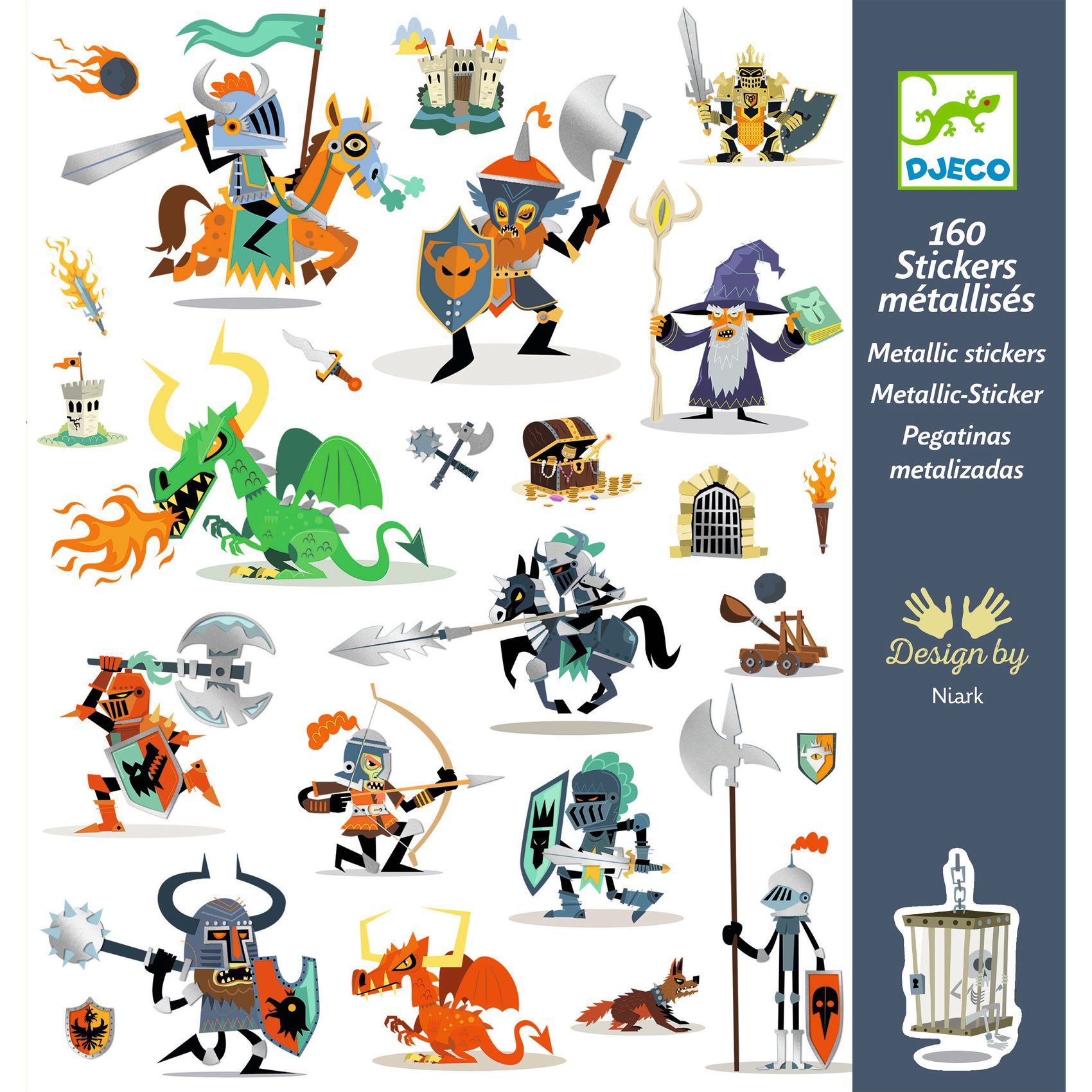 Matricák - Bátor lovagok - Knights - 2