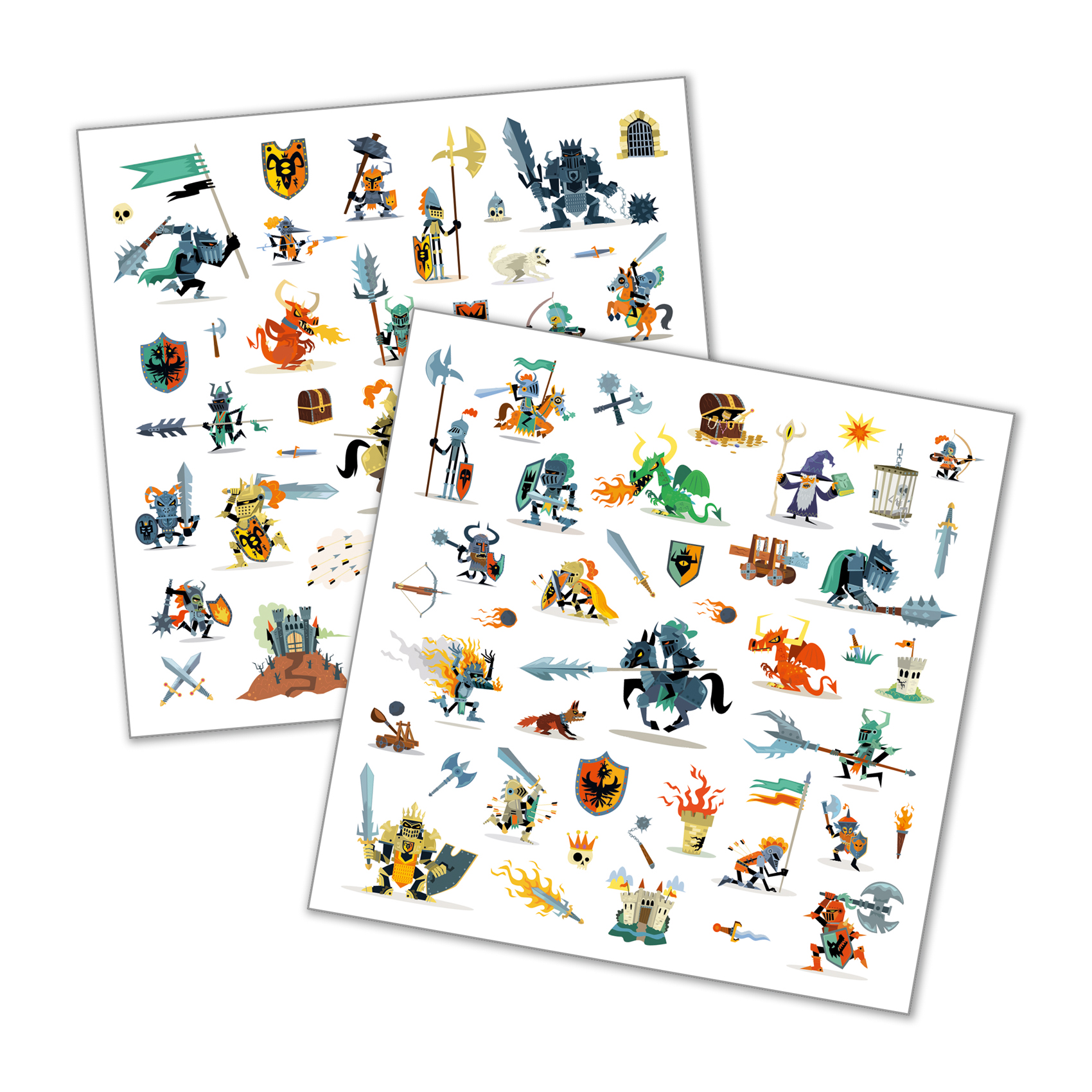 Matricák - Bátor lovagok - Knights - 1