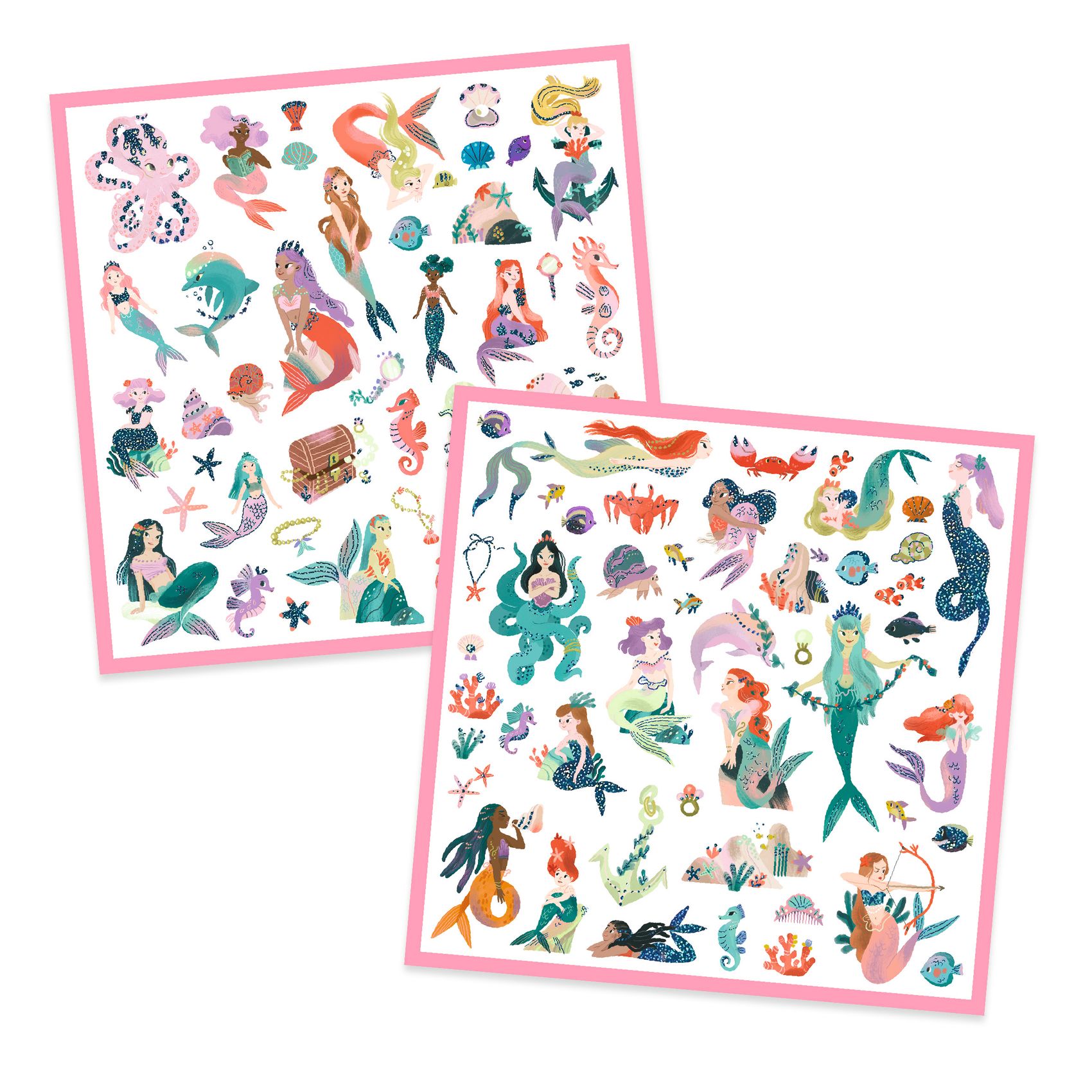 Matricák - Csillogó sellők - Sparkly mermaids - 1