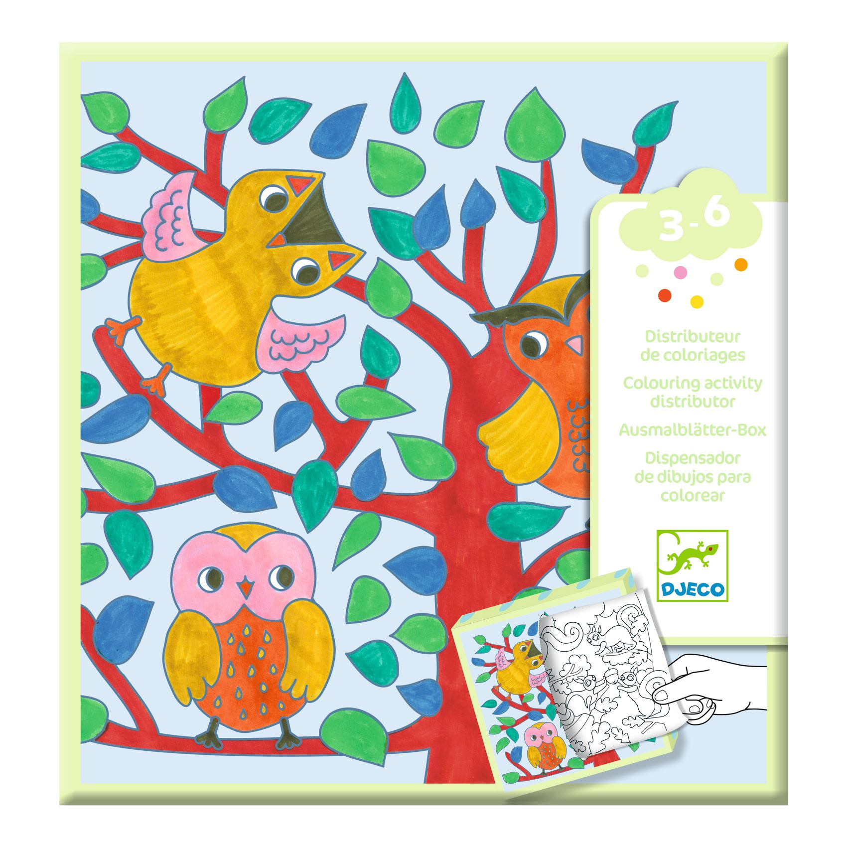 Meglepetés adagoló színező - Erdő - Coloring dispenser, Forest - 1