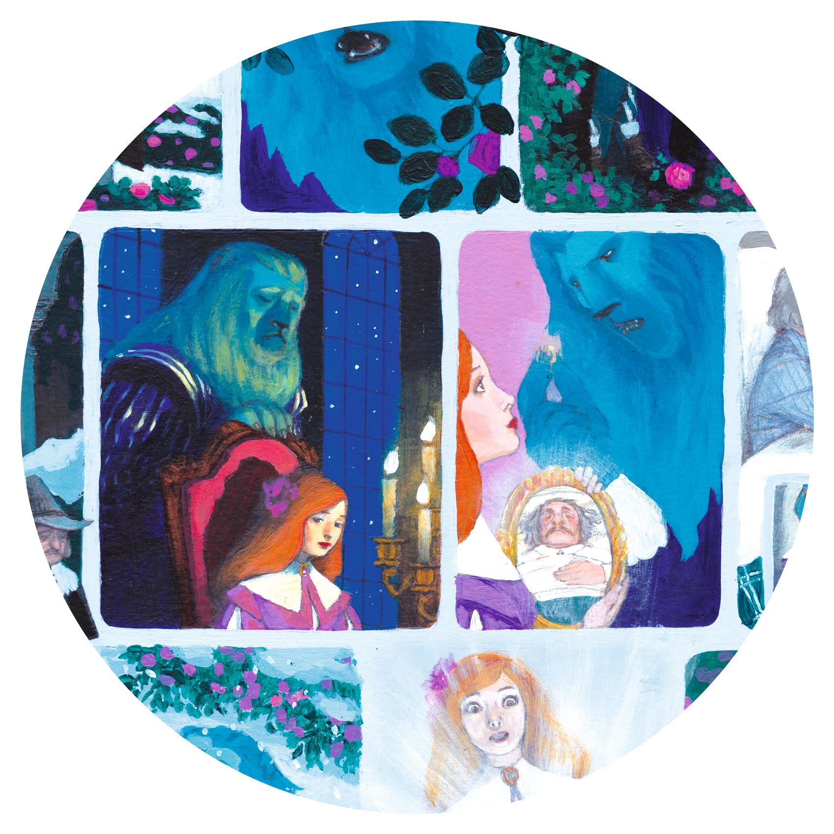 Mese puzzle - A szépség és a szörnyeteg, 100 db-os - Beauty and the Beast - 4