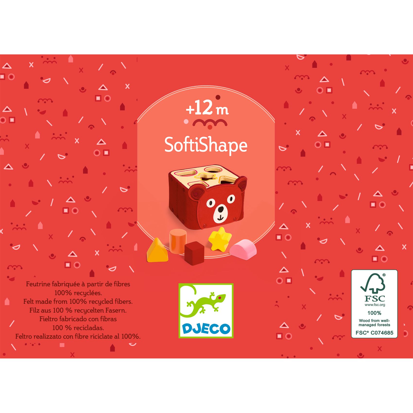 Minivilág - Filc-Formaberakó, Mackó - SoftiShape - 2