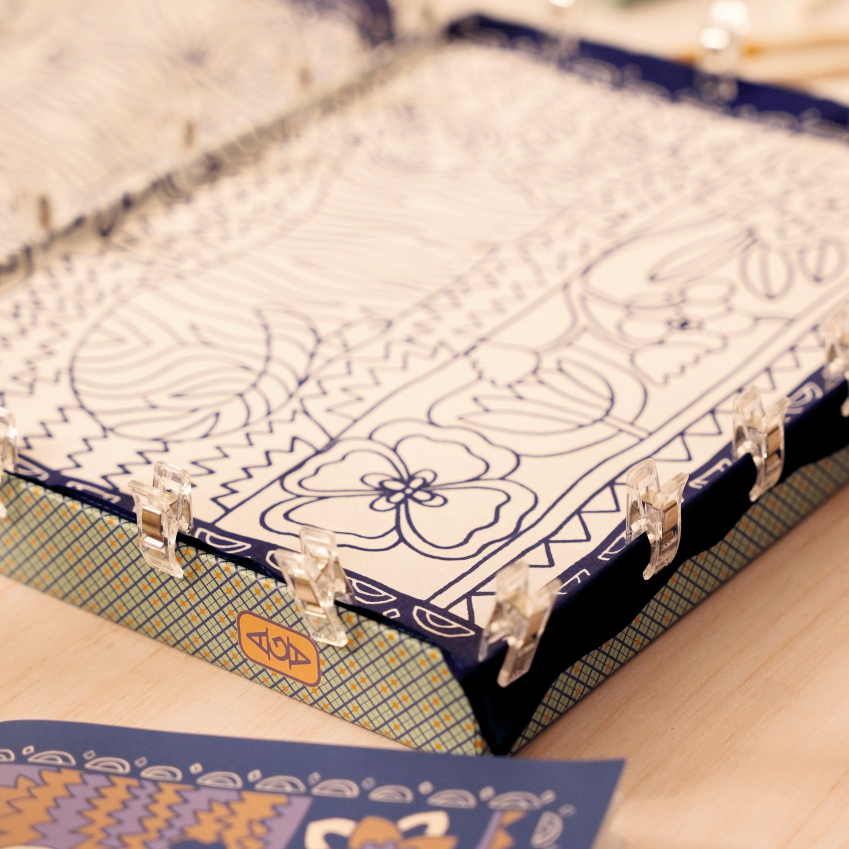 Műterem 10 - Selyem festés, Tigrisek  - Atelier 10, Silk Painting - 5