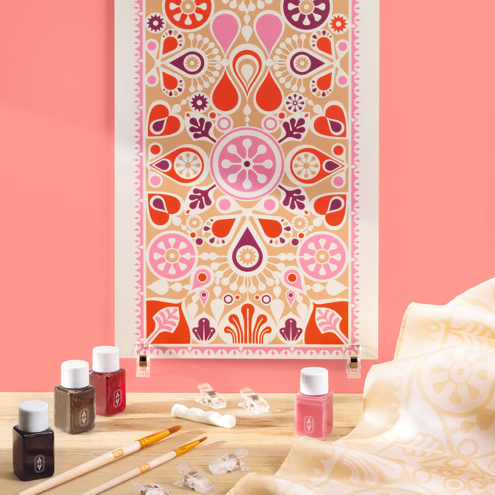 Műterem 11 - Selyem festés, Mandalák - Atelier 11, Silk Painting - 1