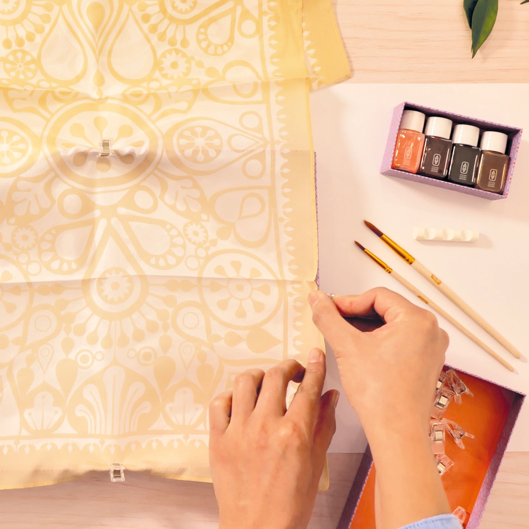 Műterem 11 - Selyem festés, Mandalák - Atelier 11, Silk Painting - 4