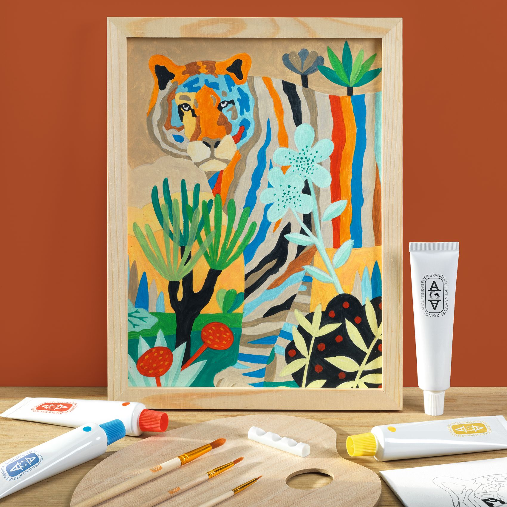 Műterem 22 - Színkeverés, Tigris - Atelier 22, Colour Mixing - 1