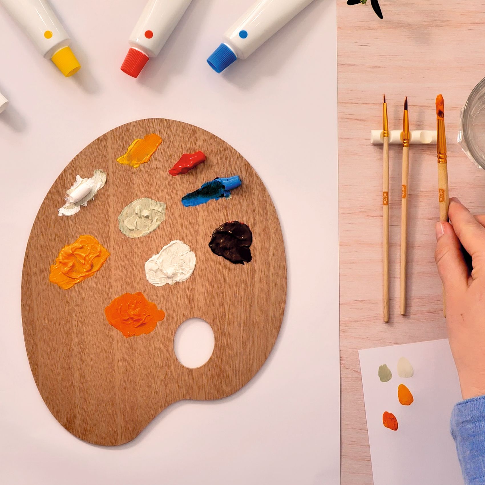 Műterem 23 - Színkeverés, Csendélet - Atelier 23, Colour Mixing - 5