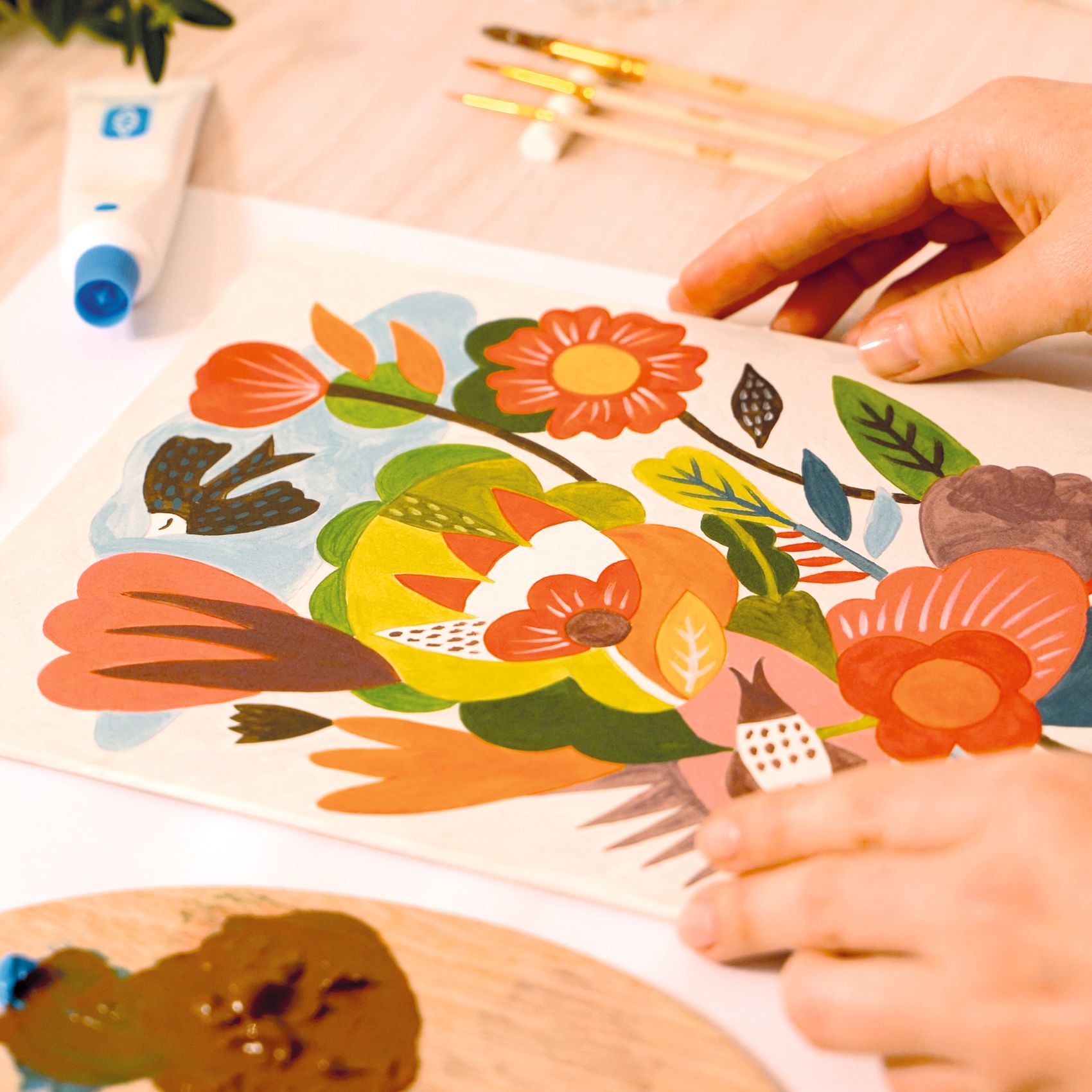 Műterem 23 - Színkeverés, Csendélet - Atelier 23, Colour Mixing - 7