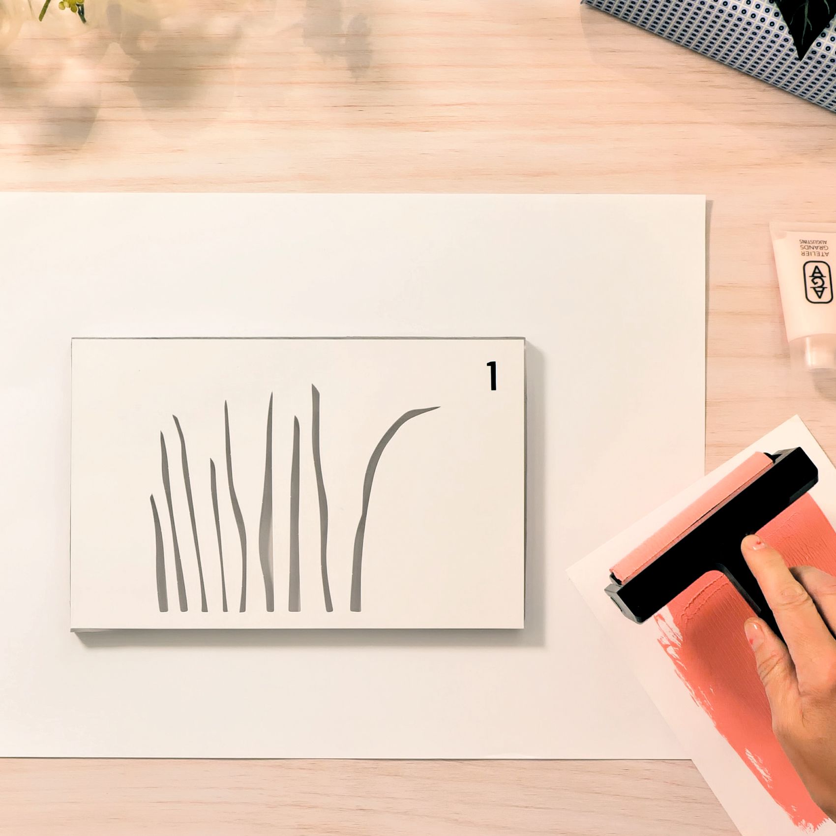 Műterem 47 - Gélnyomtatás, Éjjel és nappal - Atelier 47, Gel Printing - 3