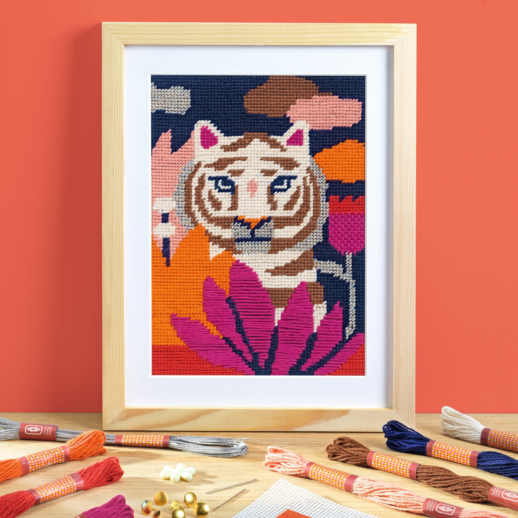 Műterem 64 - Tűhímzés, Alkony - Atelier 64, Needlepoint - 1