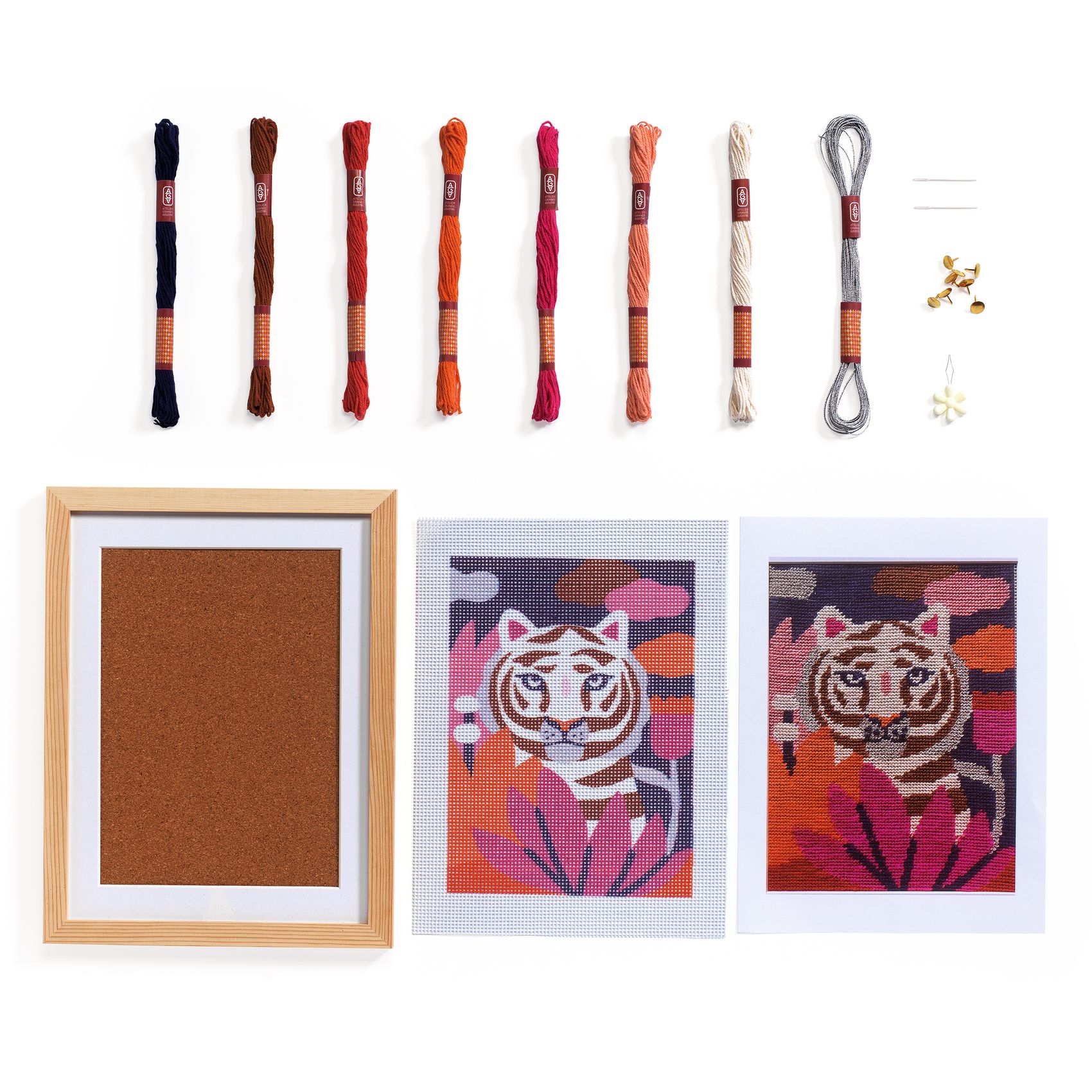 Műterem 64 - Tűhímzés, Alkony - Atelier 64, Needlepoint - 2