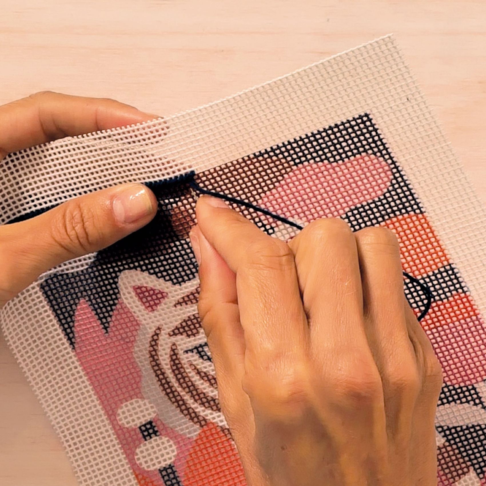 Műterem 64 - Tűhímzés, Alkony - Atelier 64, Needlepoint - 6