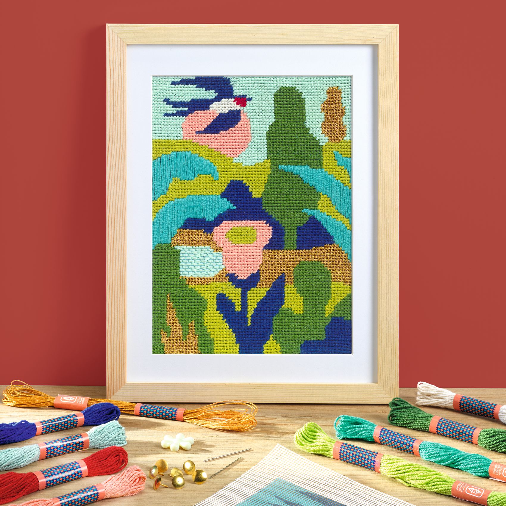 Műterem 65 - Tűhímzés, Hajnal - Atelier 65, Needlepoint - 1