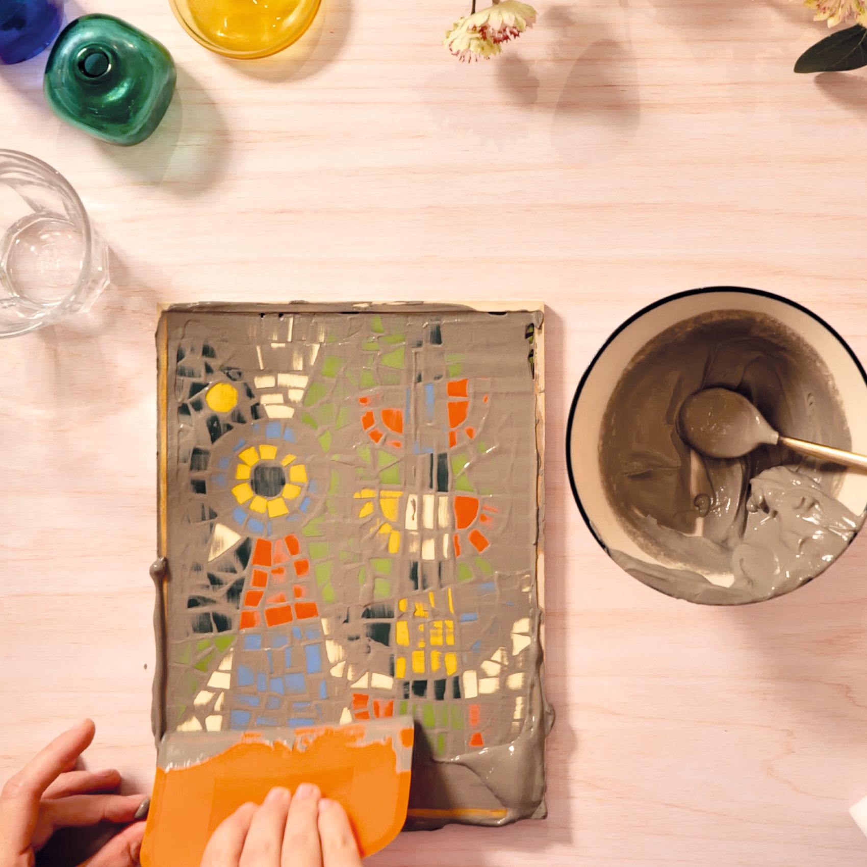 Műterem 73 - Mozaikkép, Páva - Atelier 73, Mosaic - 7