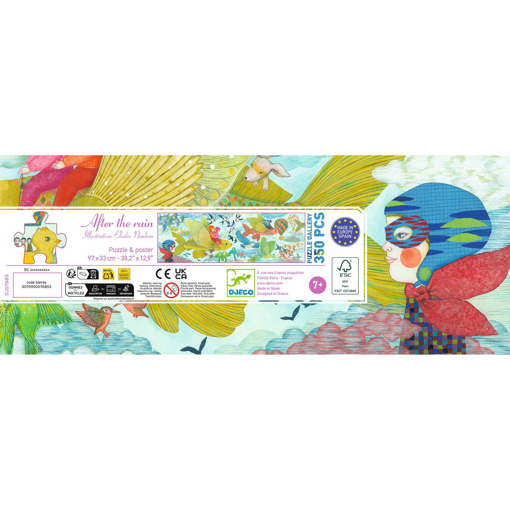 Művész puzzle - Eső után, 350 db-os - After the rain - 5