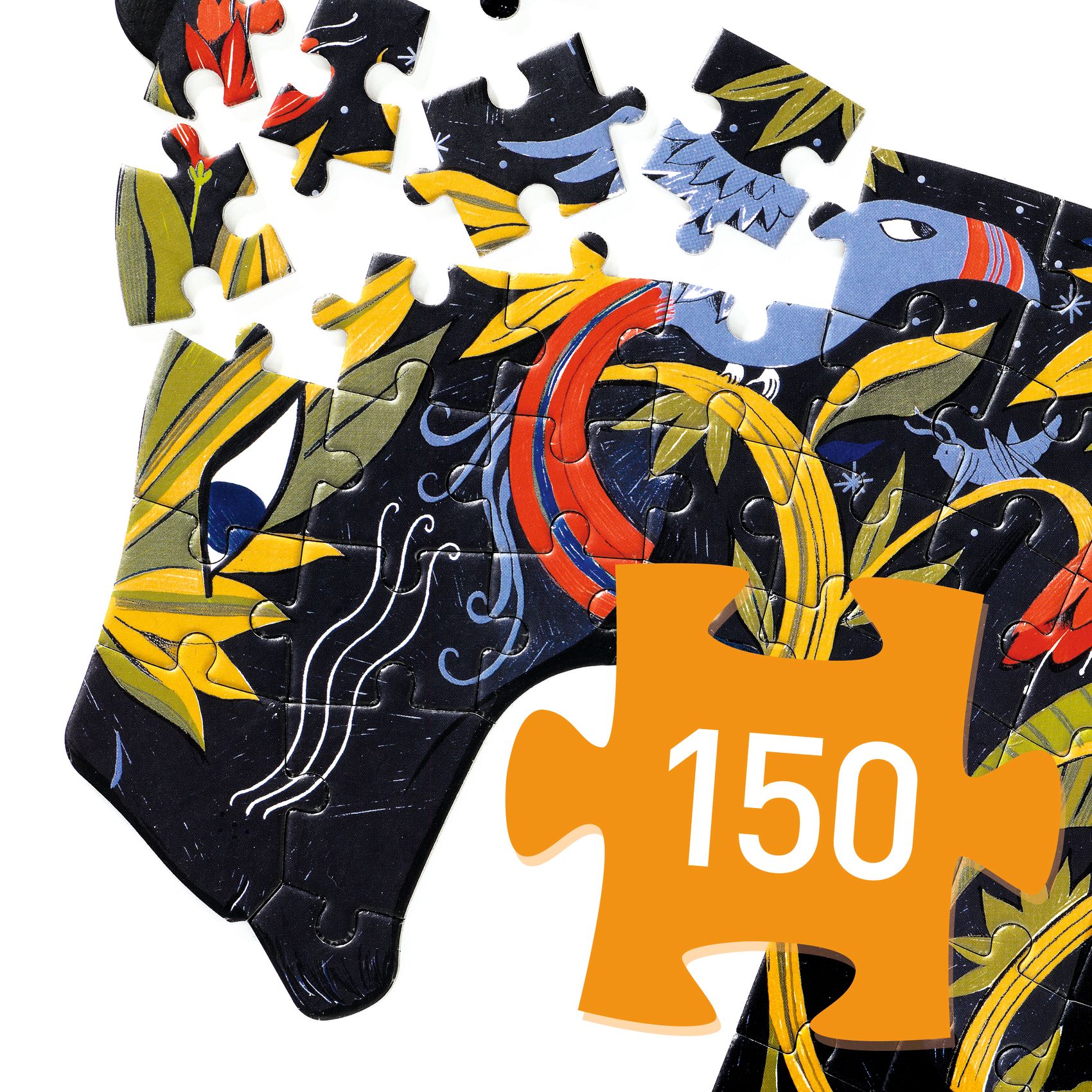 Művész puzzle - Fekete párduc, 150 db-os - Panther - 3