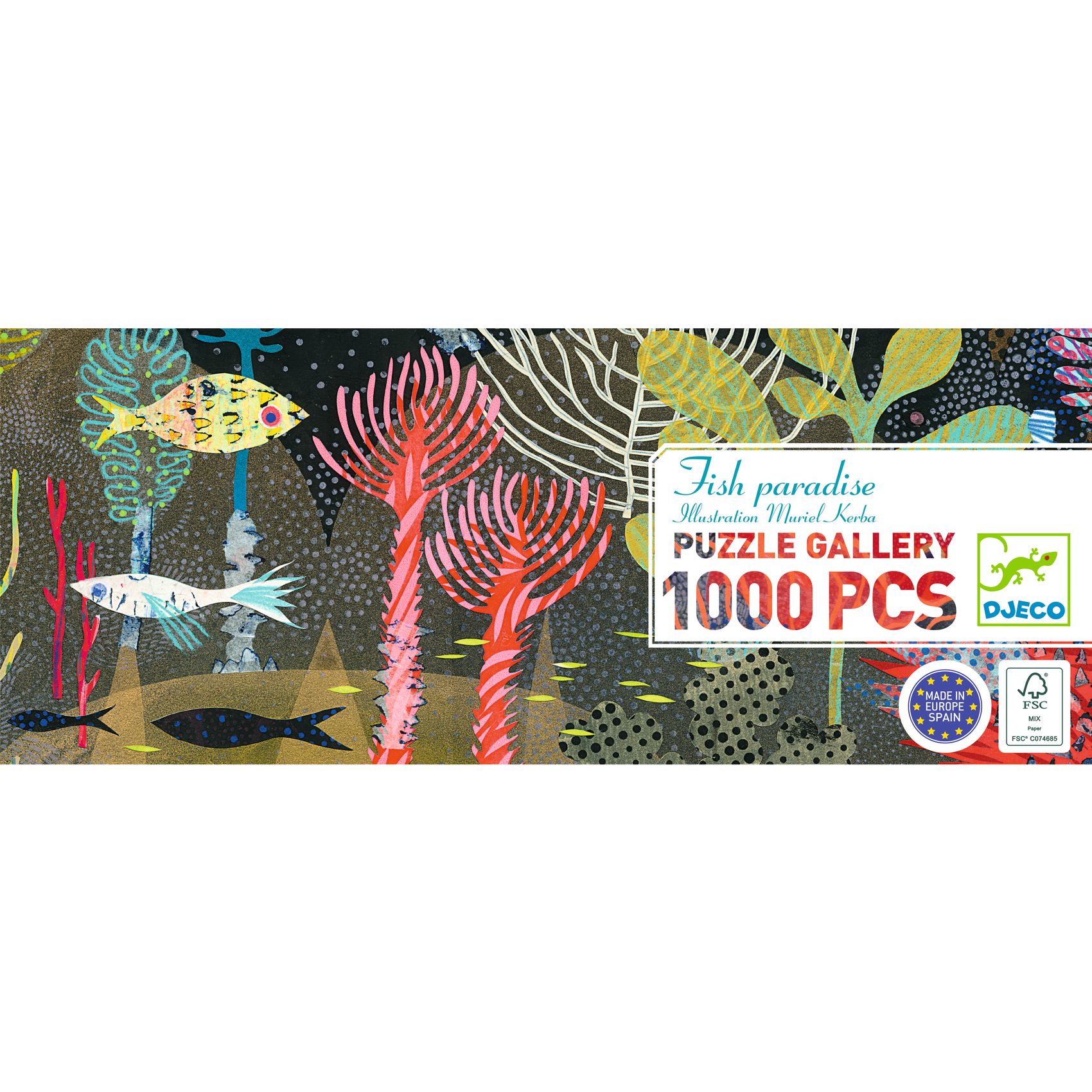 Művész puzzle - Halparadicsom, 1000 db-os - Fish Paradise - 3