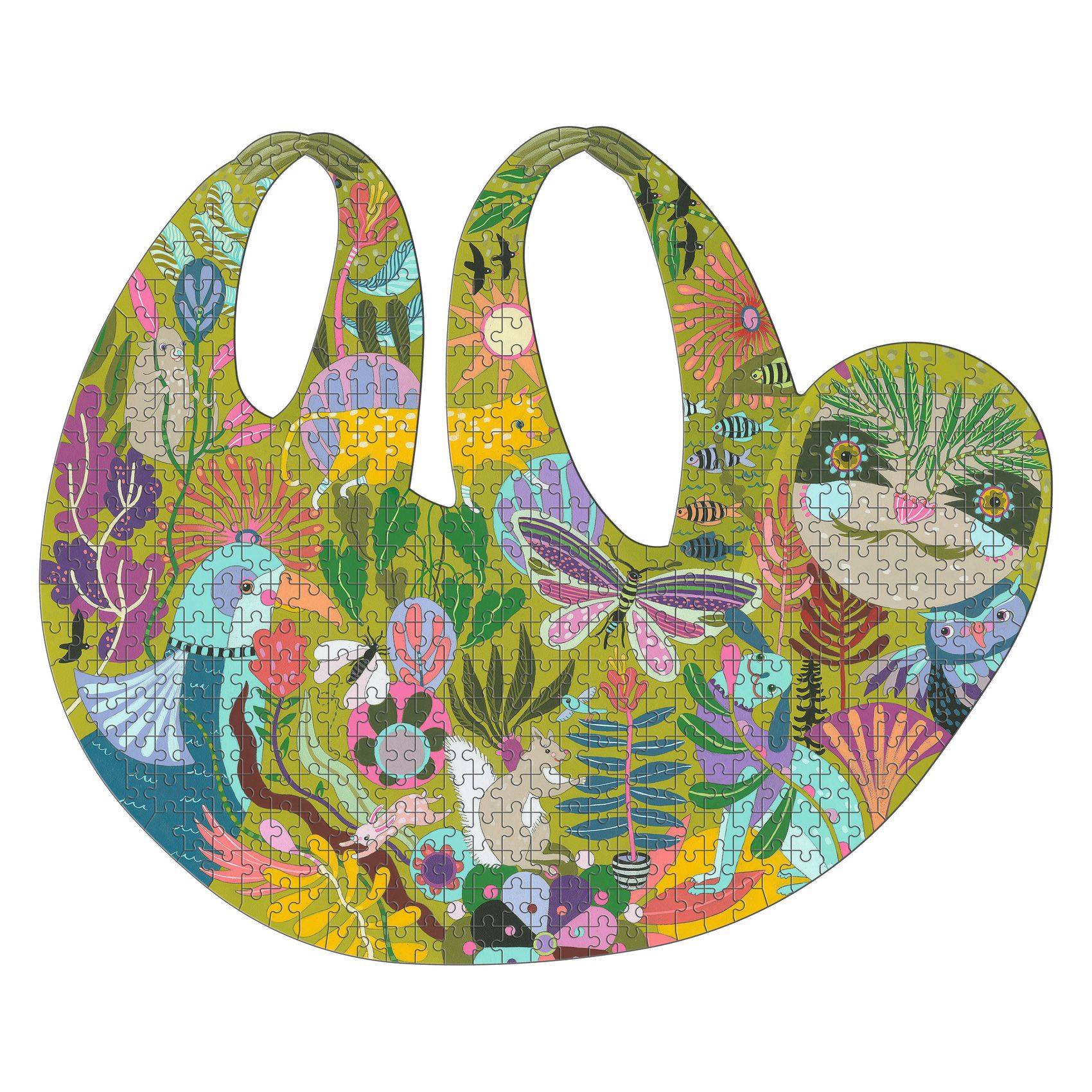 Művész puzzle - Lajhár, 500 db-os - The sloth - 3