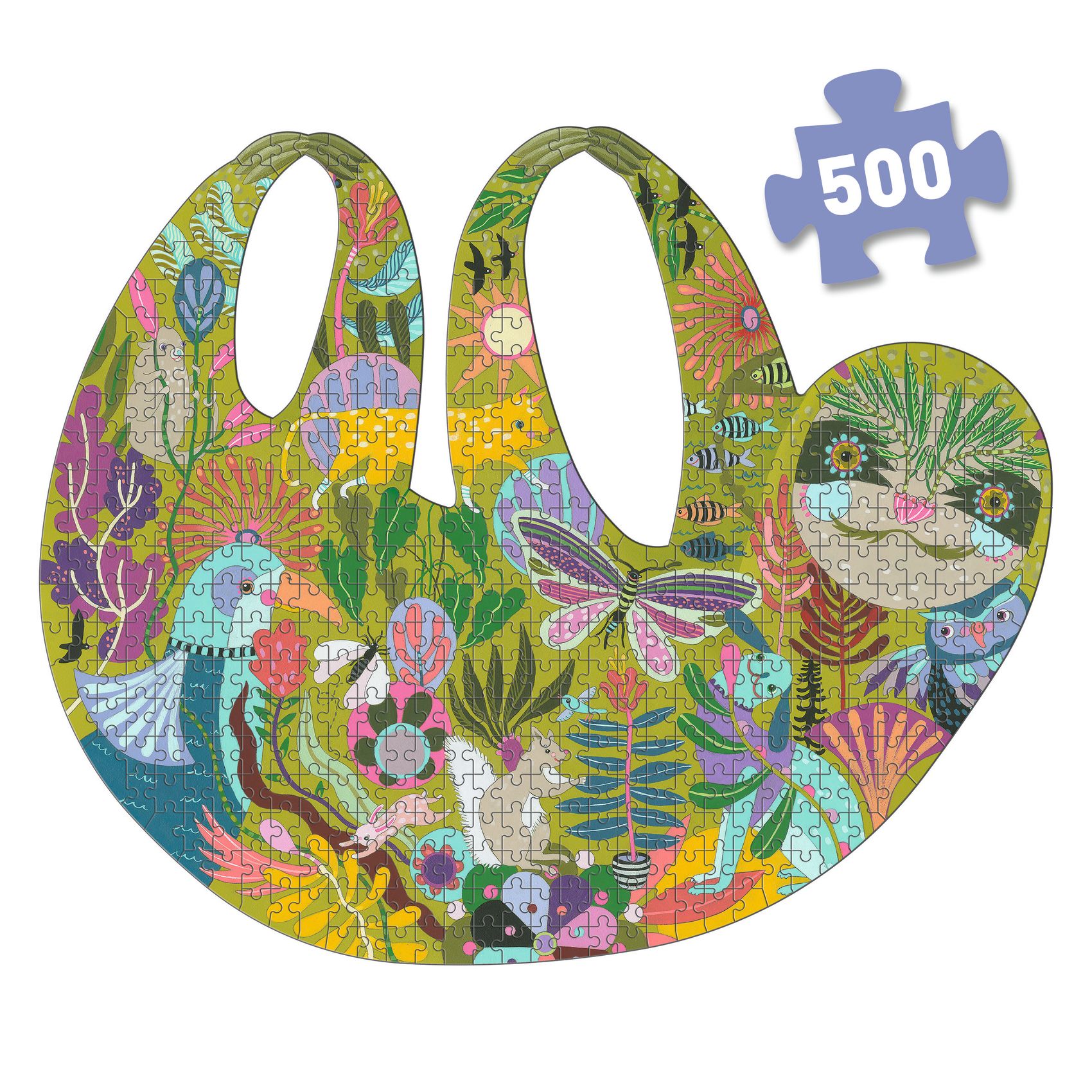 Művész puzzle - Lajhár, 500 db-os - The sloth - 1