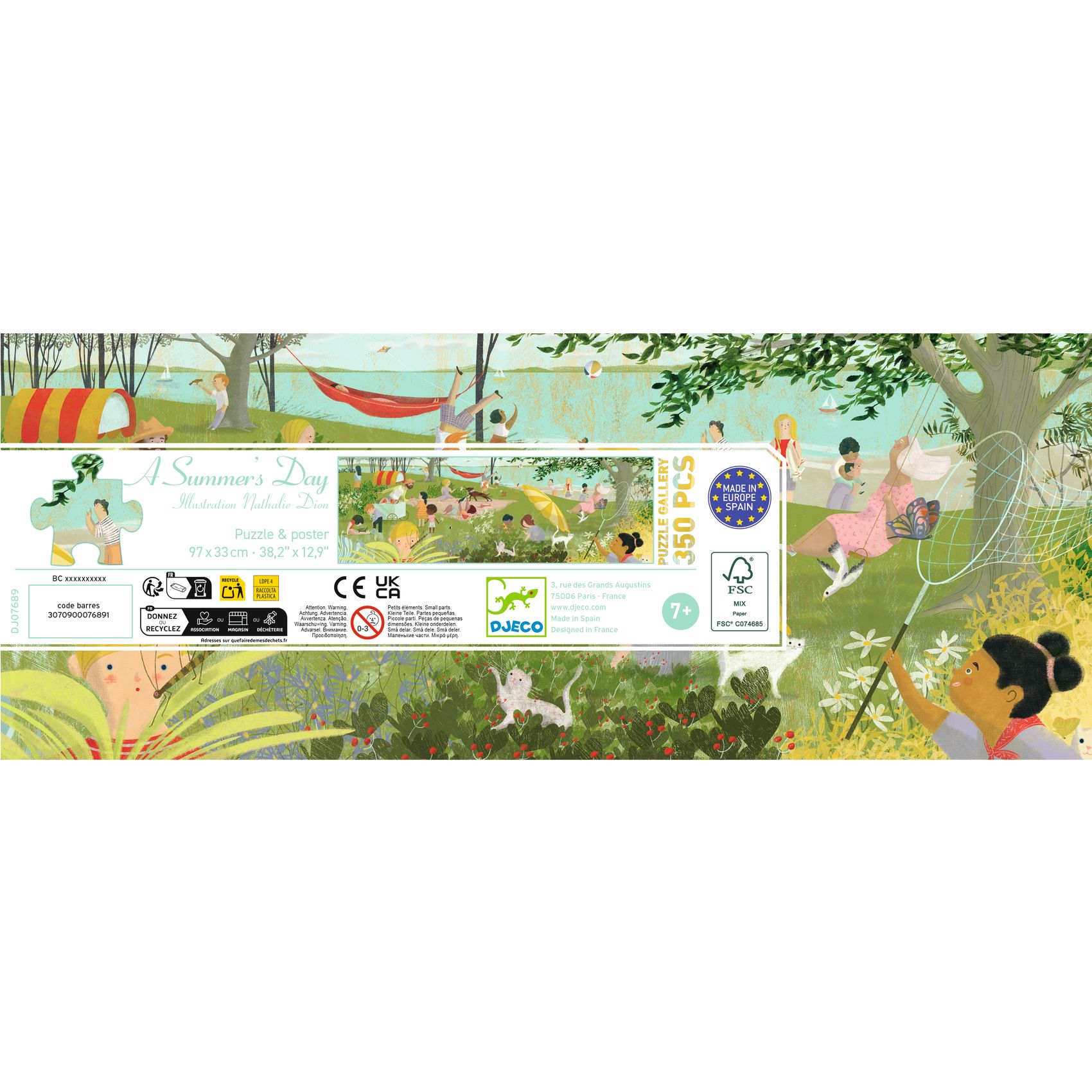 Művész puzzle - Nyári nap, 350 db-os - A Summer’s Day - 5