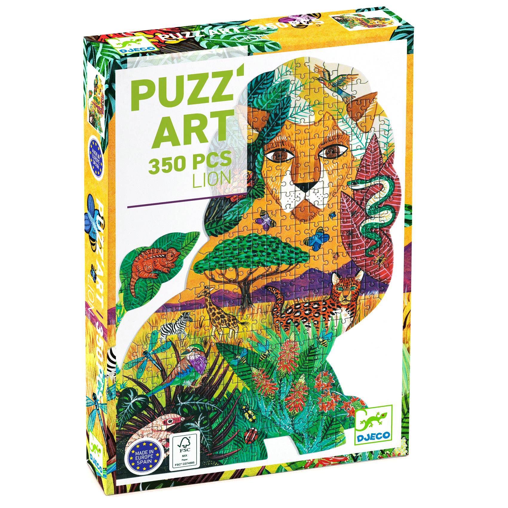 Művész puzzle - Oroszlán, 350 db-os - Lion - 0